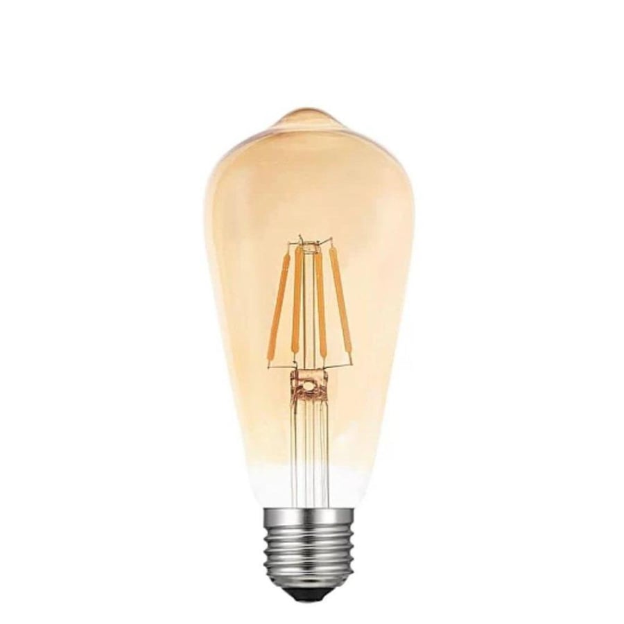 Yellow bulb 7 watts with golden glass E27