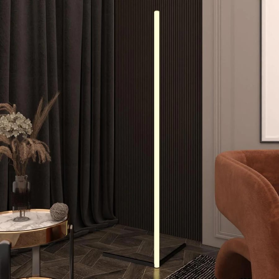 Modern long dimmable LED floor lamp