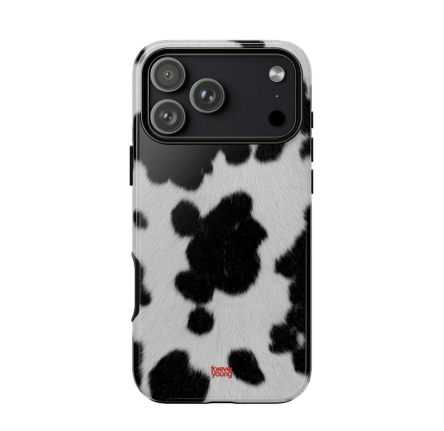 Black& white cowhide
