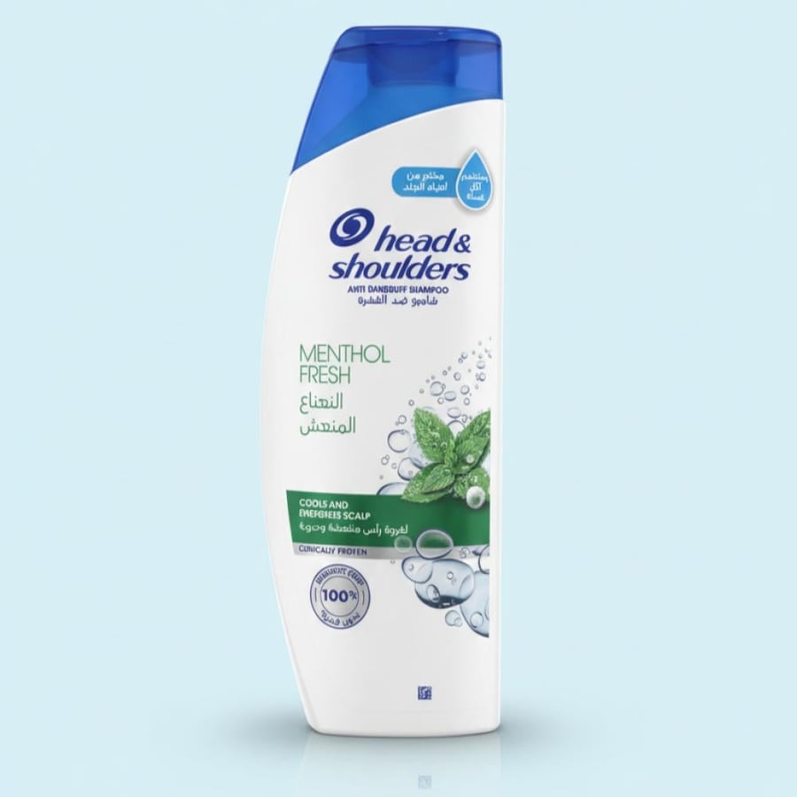 شامبو Head & Shoulders Menthol Fresh ضد القشرة - النعناع المنعش 400 مل