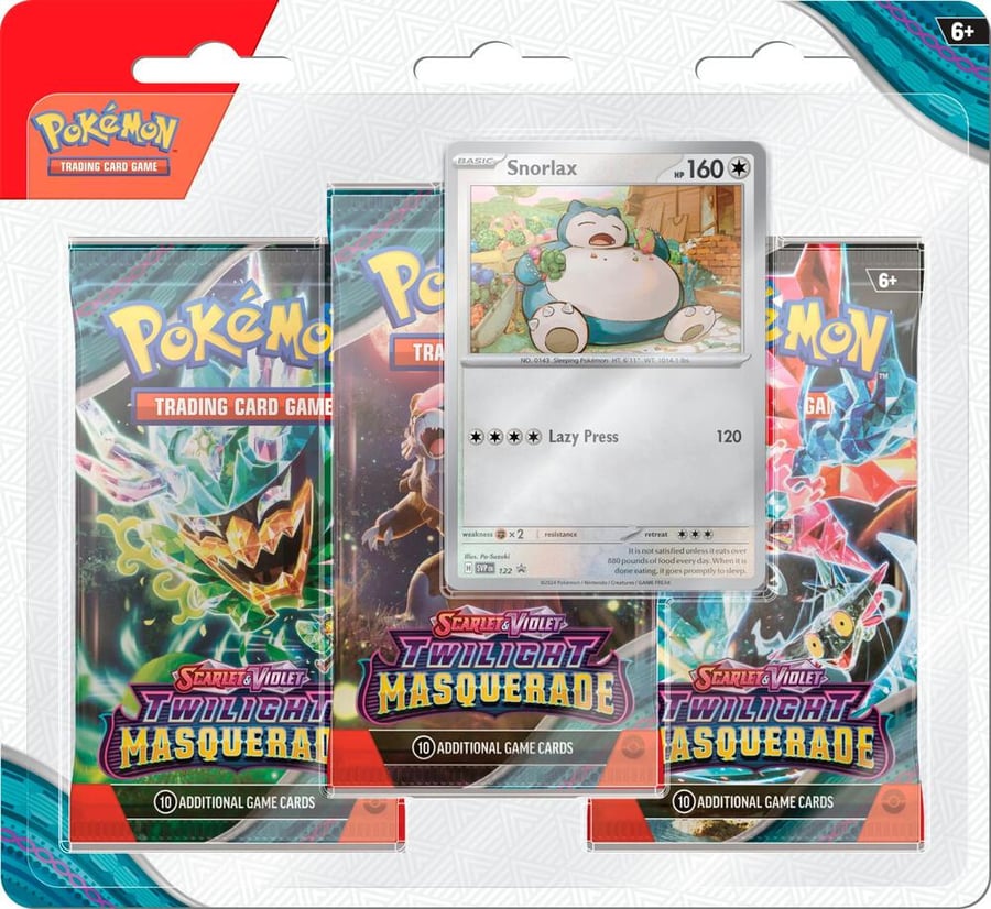 [Snorlax] twlight mascarade triple pack blister
