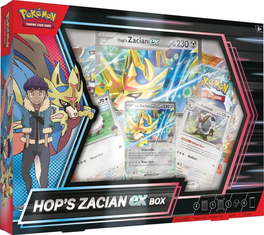 hop zacian ex collection box