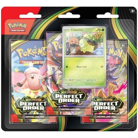 Perfect order 3pk blister  randomly assorted