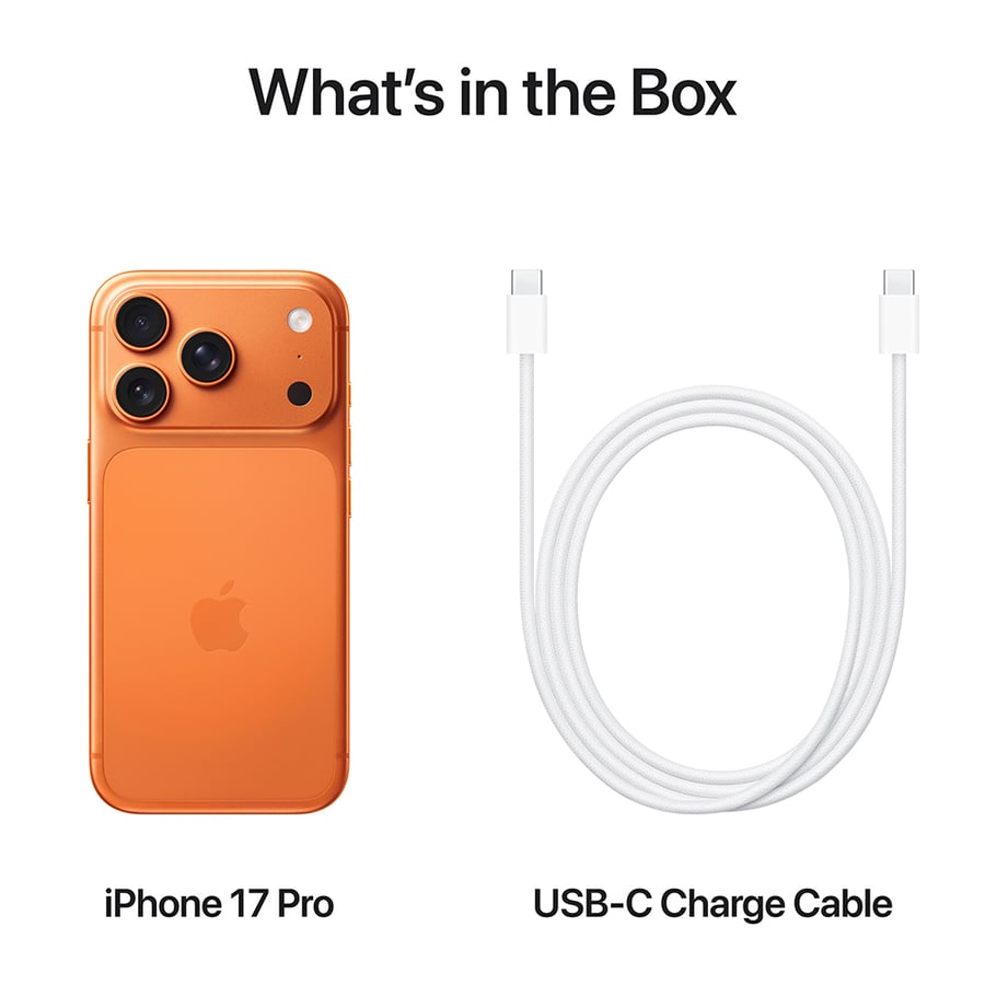 ايفون 17 برو 256 البرتقالي الكوني (Cosmic Orange)