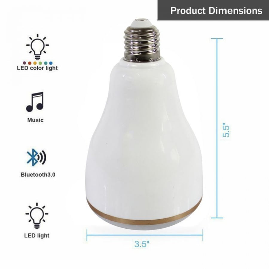 مصباح القرآن الكريم المطور يدعم البلوتوث مع إضاءة LED ملونة - AL-8866