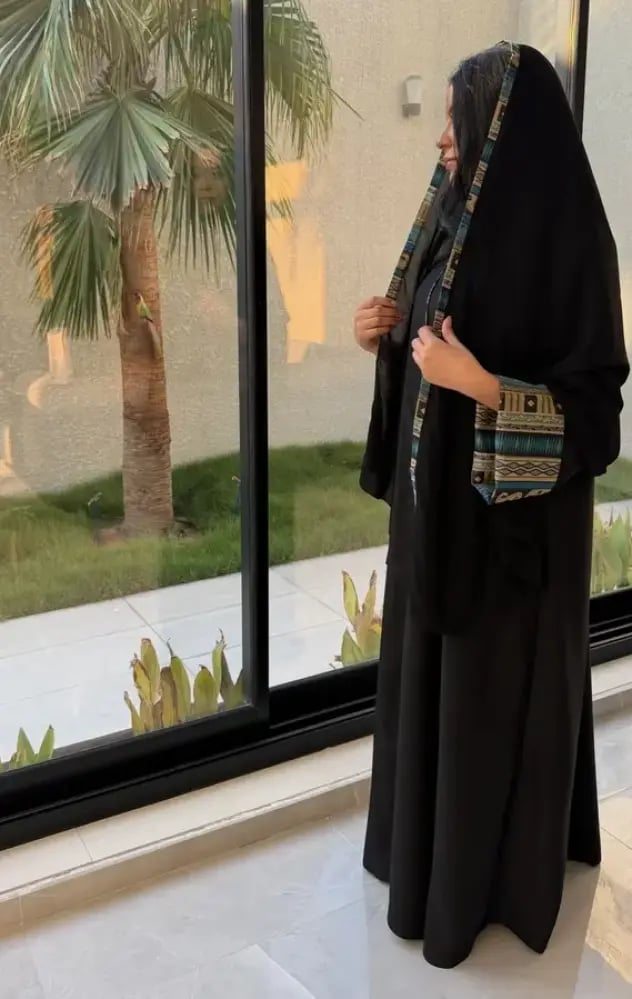 عباية كريب صيفي نص بشت