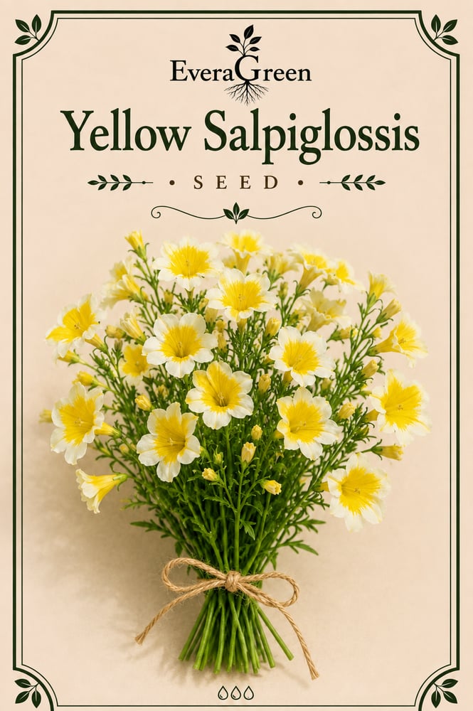 Yellow salpiglossis