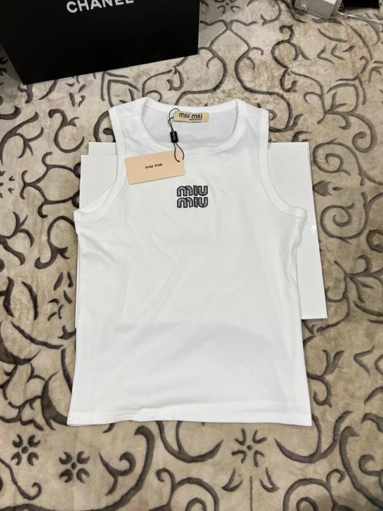 Women's sleeveless blouse from the brand Miu Miu