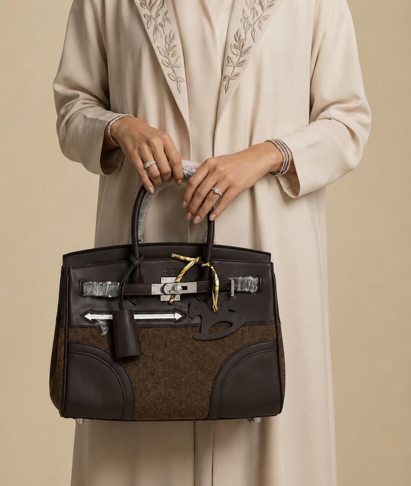 للعشاق التميز وفرنا لكم  حقيبة يد نسائية من ماركة هيرمز (Hermès Birkin )