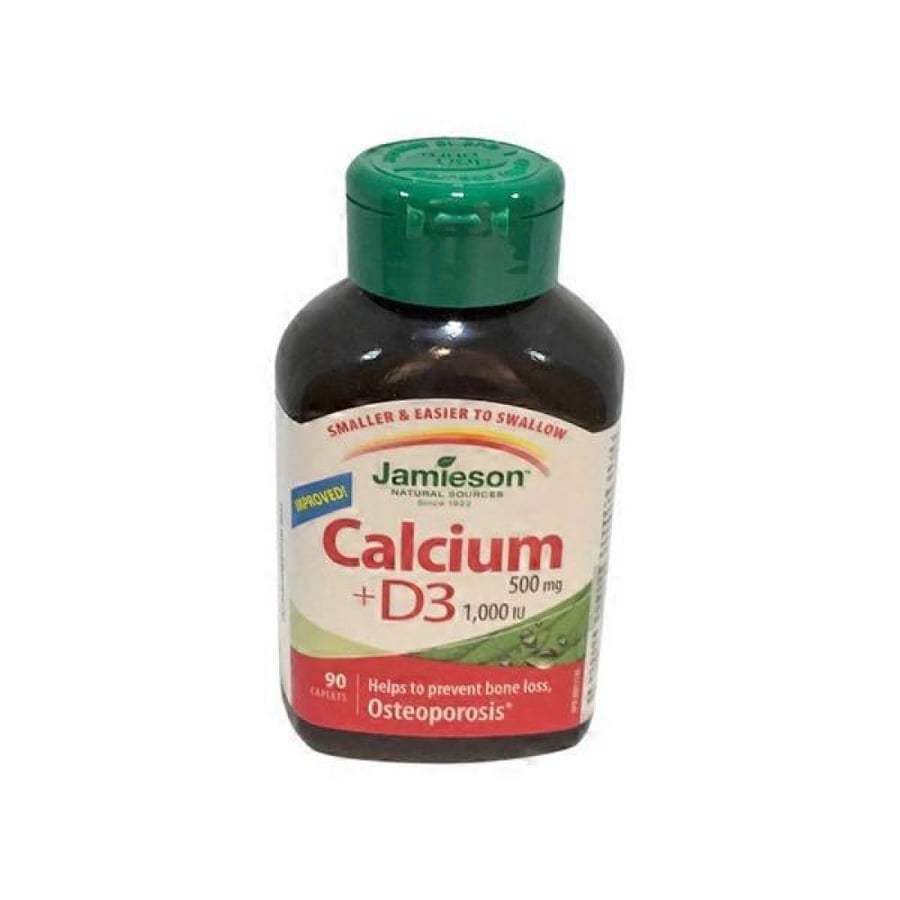 JAMIESON CALCIUM 500MG+D31000 90TAB/BOX.