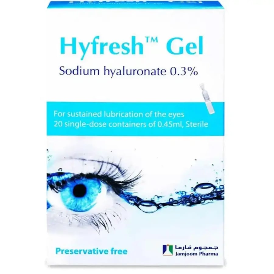 HYFRESH 0.3% OPHTH GEL 20X0.45ML/BOX.