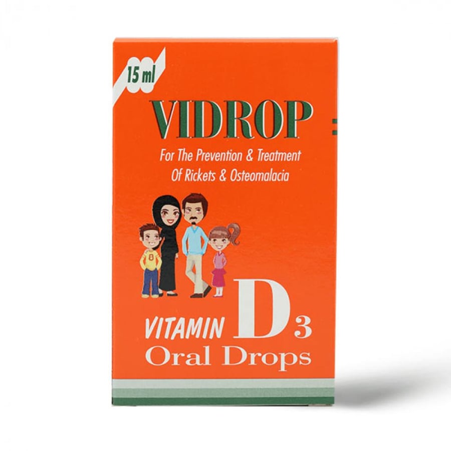 VIDROP VIT D3 ORAL DROPS 15ML/BOT.