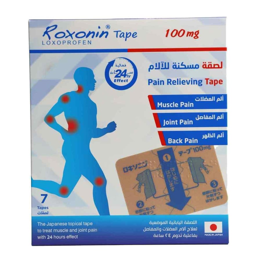 ROXONIN TAPE 100MG 7PATCHES/BOX.