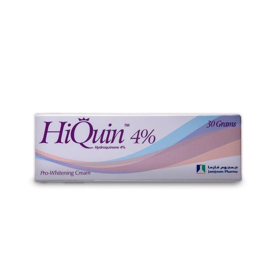 HIQUIN 4% CREAM 30GM/TUBE.