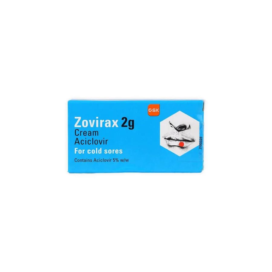 ZOVIRAX LIP CREAM 2GM/TUBE.