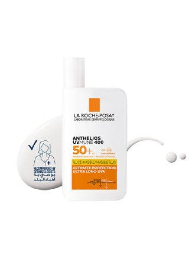 لاروش بوزيه أنثيليوس واقي شمس سائل شفاف SPF50 - 50 مل