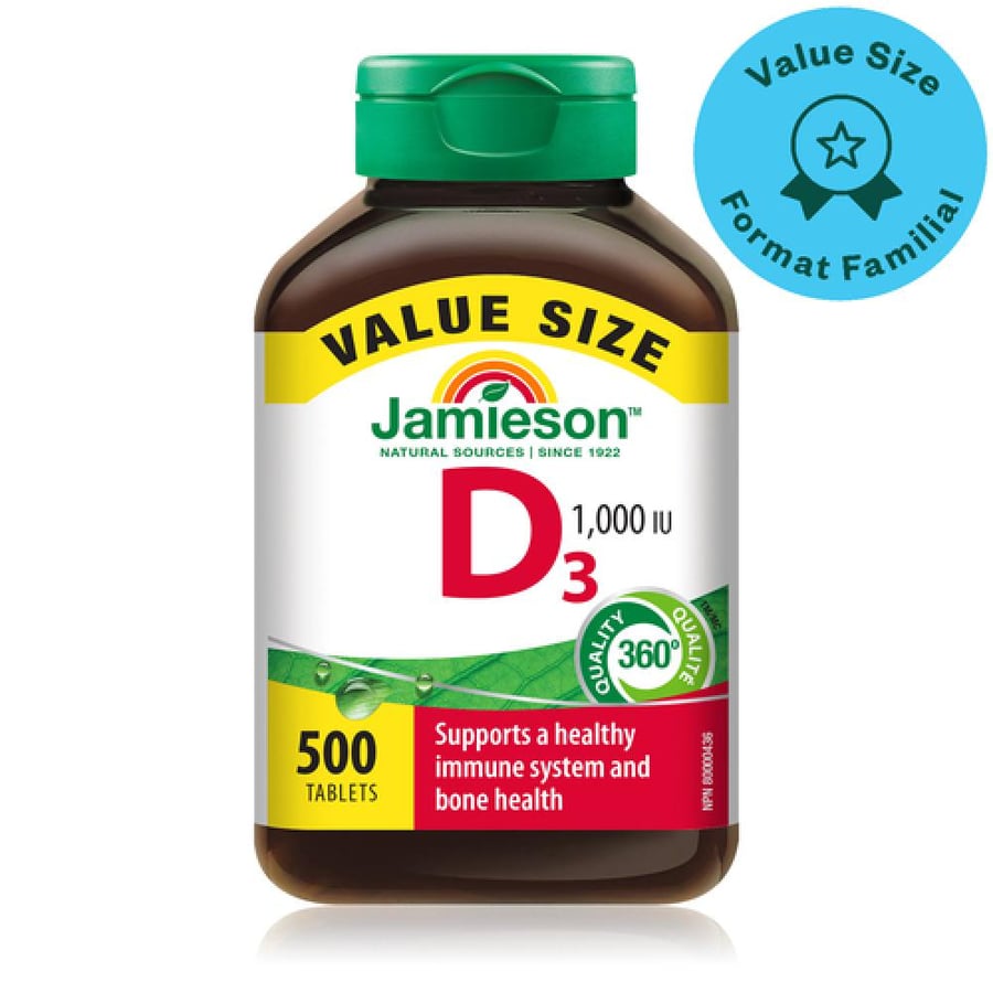 JAMIESON VITA D3 1000IU 100TAB/BOT.
