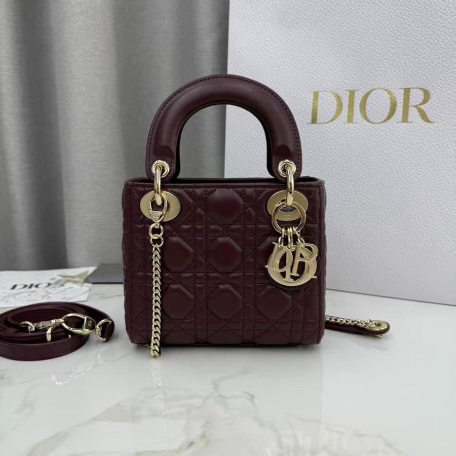 Lady Dior Burgundy