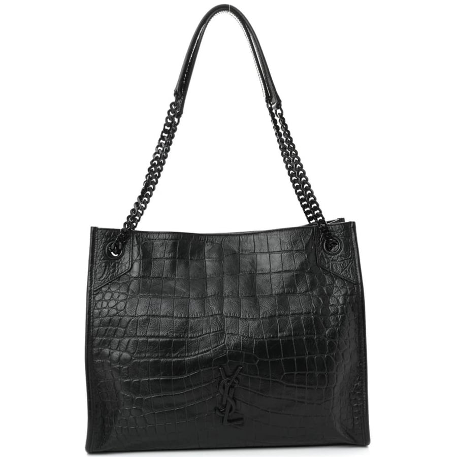 Saint Laurent Calfskin Crocodile