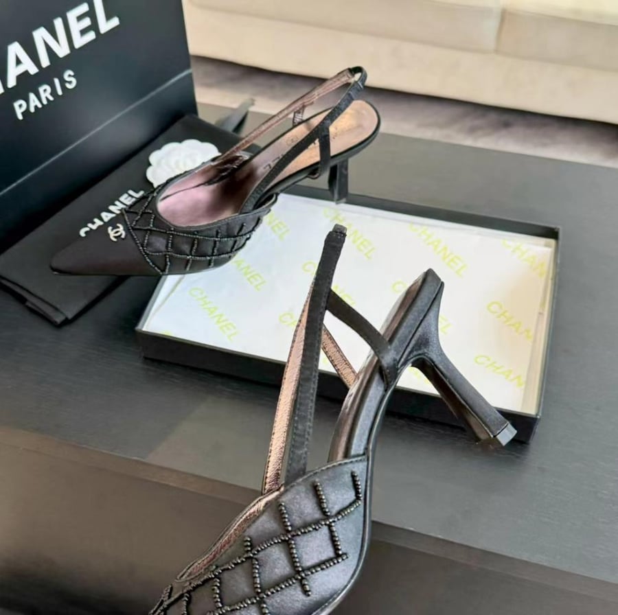 Chanel Satin Heels