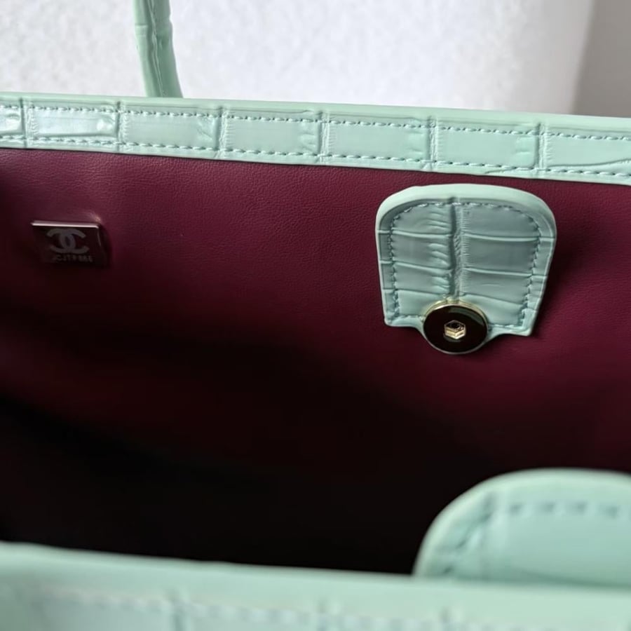 Chanel Crocodile Embossed