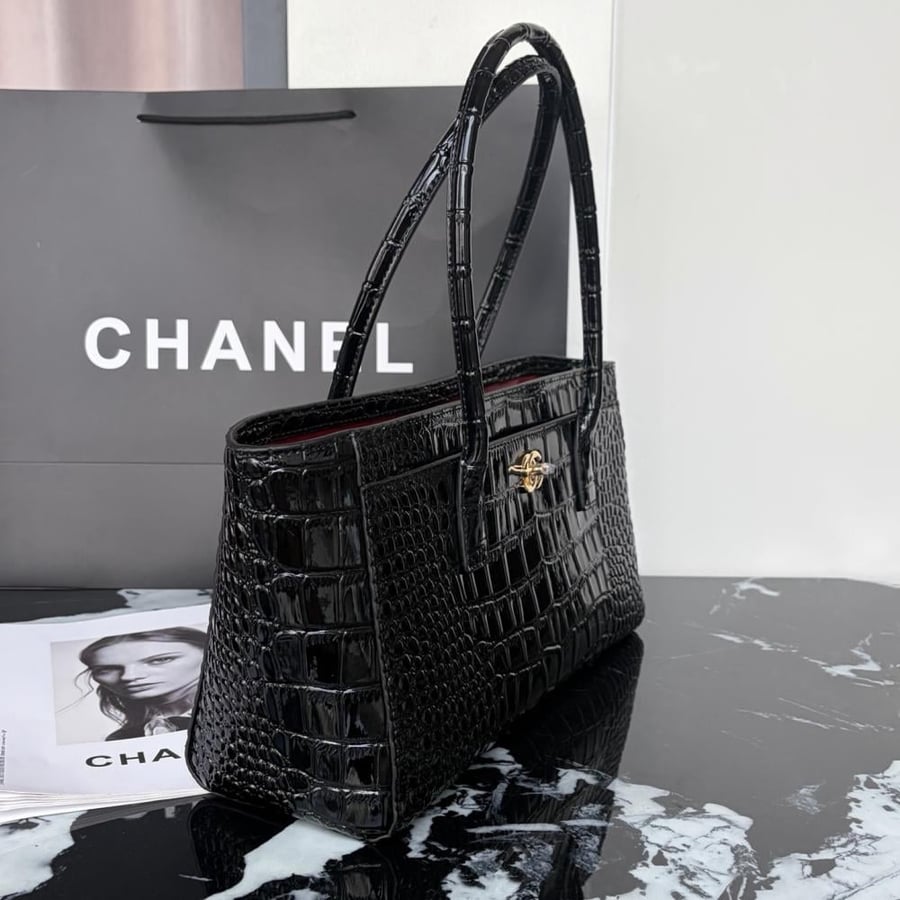 Chanel Crocodile Embossed