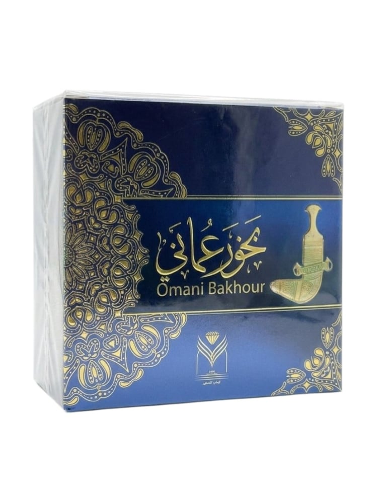 بخور عماني فاخر - بخور منزلي راقي بالعود والصندل - 40 جرام - عبق التراث العماني الأصيل للمباخر