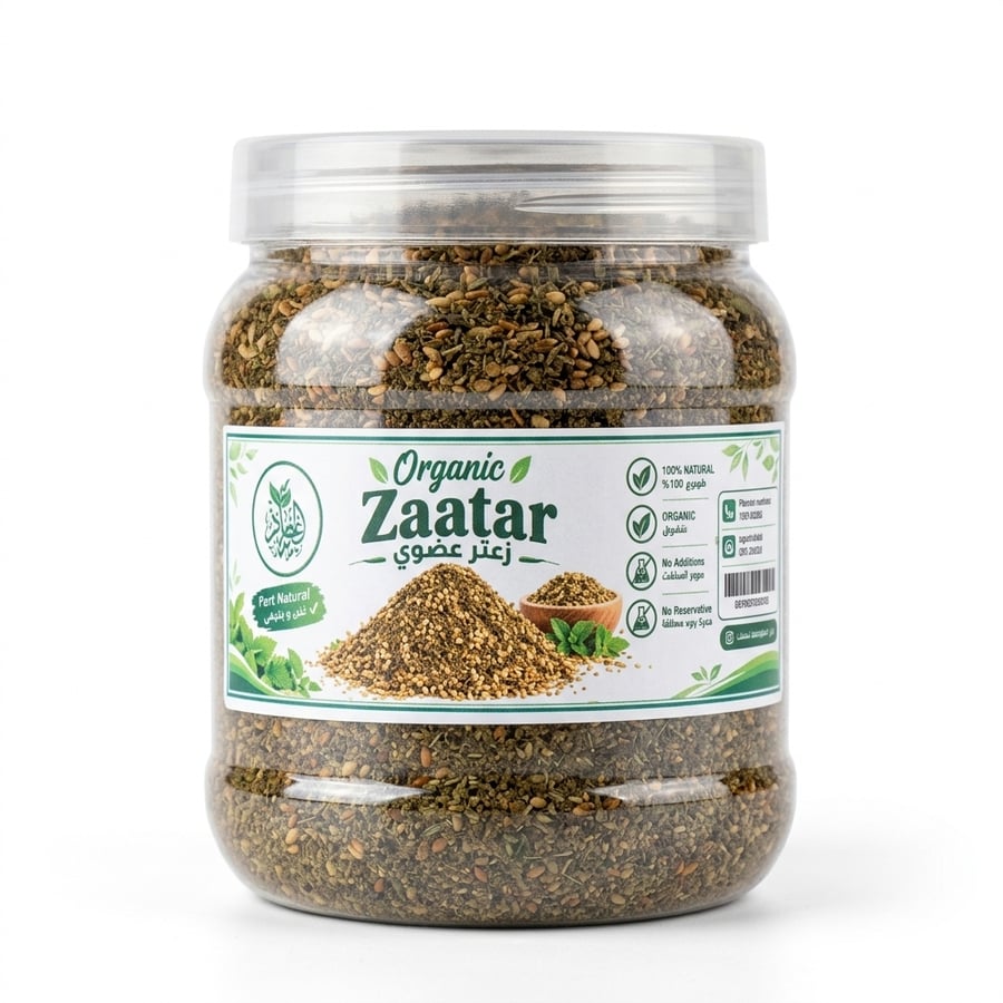زعتر عضوي فاخر (250 جرام) – خليط أعشاب طبيعي 100% للطهي والمقبلات