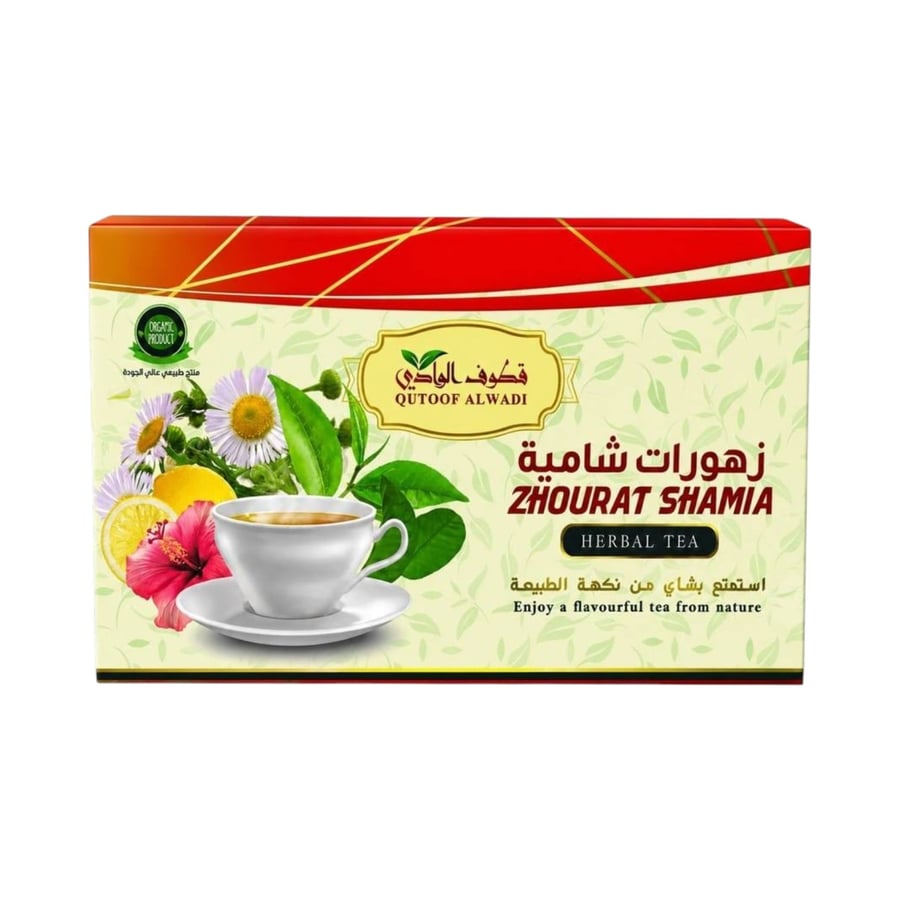 شاي زهورات شامية من قطوف الوادي