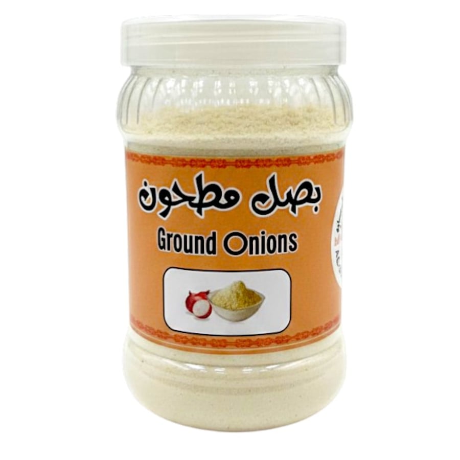 بصل مطحون فاخر – نكهة طبيعية 100% ورائحة زكية (Ground Onion) -200جرام