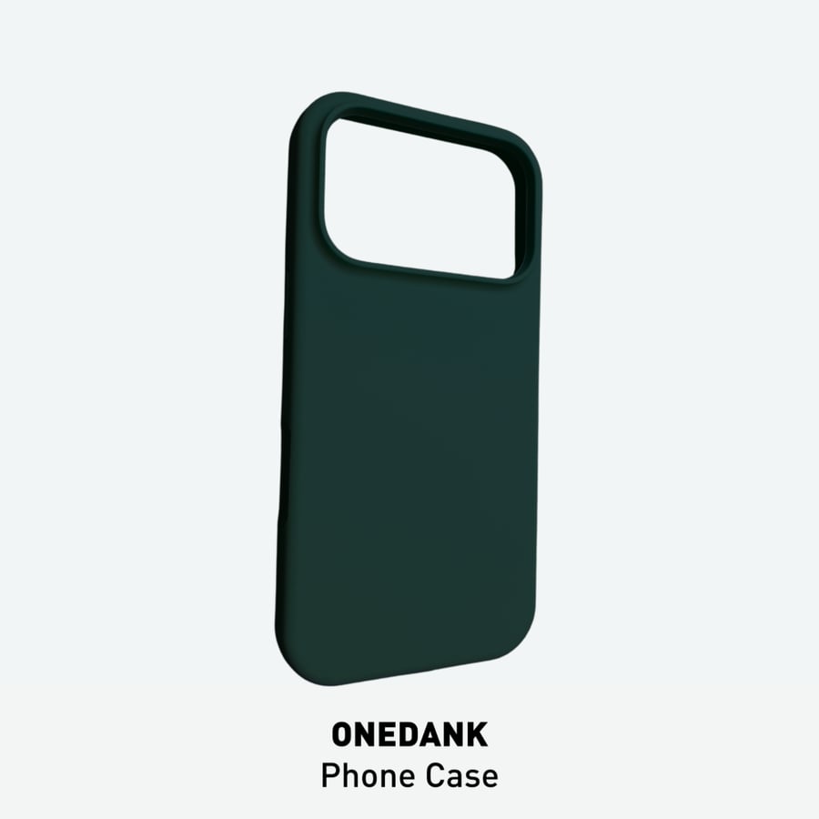 كفر حماية ون دانك سيليكون لهواتف ايفون اللون الصنوبري | ONEDANK iPhone silicone case pine