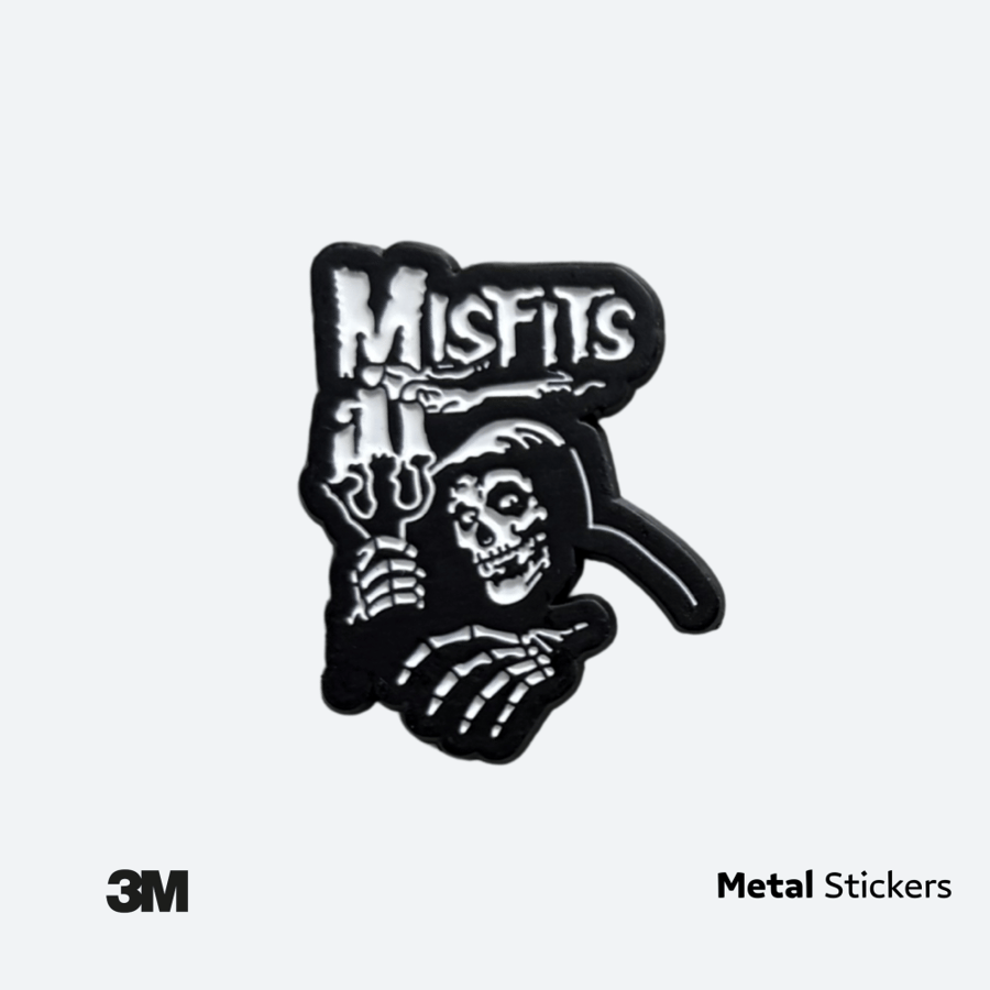 ملصق معدني مس فيتس | Metal Sticker Misfits