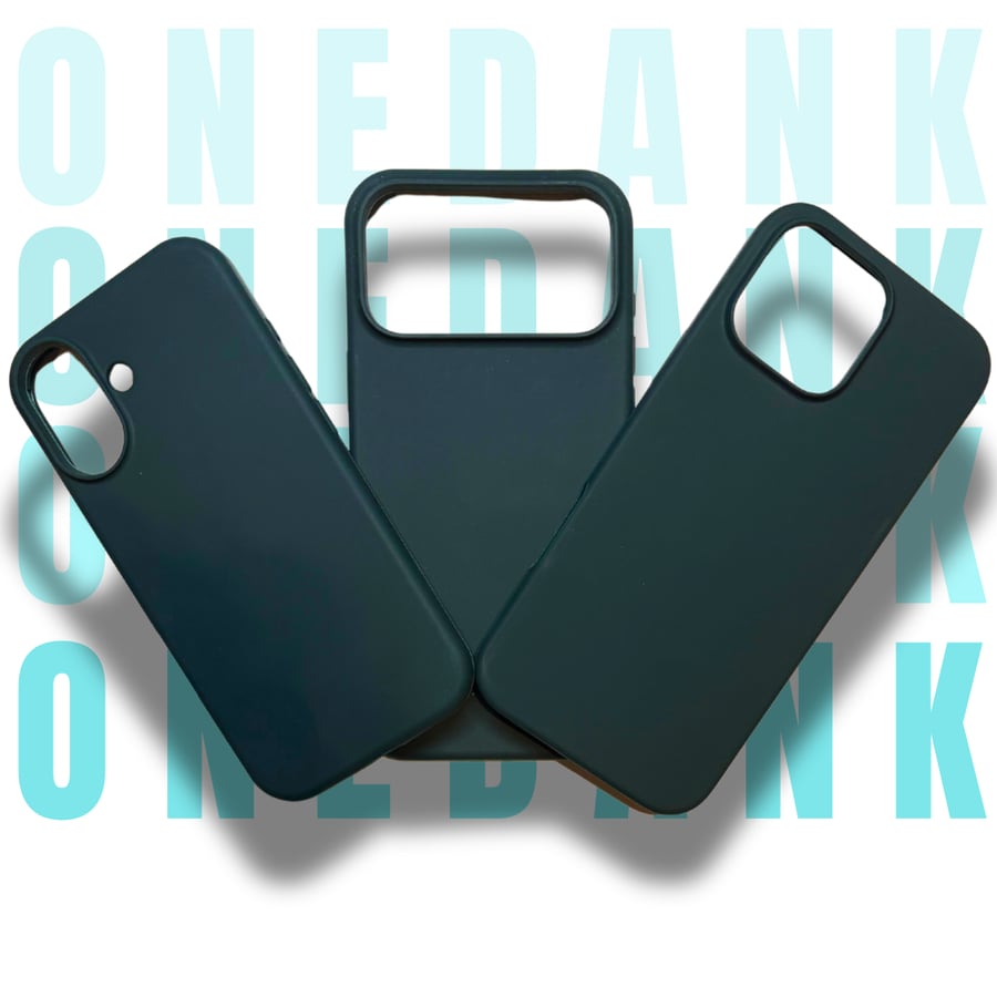 كفر حماية ون دانك سيليكون لهواتف ايفون اللون الصنوبري | ONEDANK iPhone silicone case pine