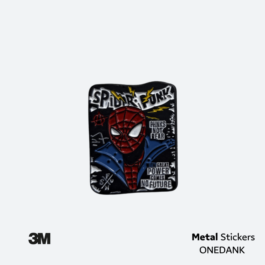 ملصق معدني سبايدرمان | Metal Sticker Spider Man