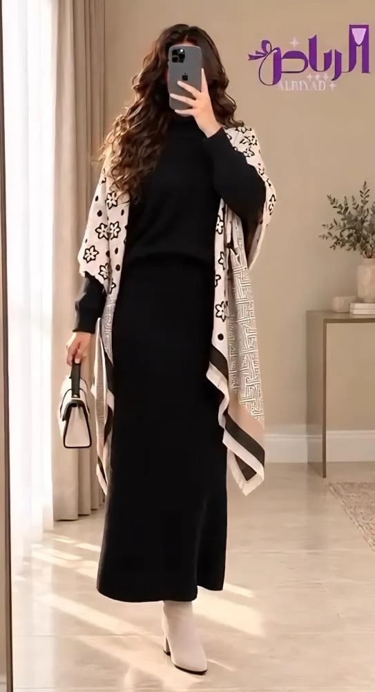 شال نسائي شتوي  درجه اولى -متجر الرياض