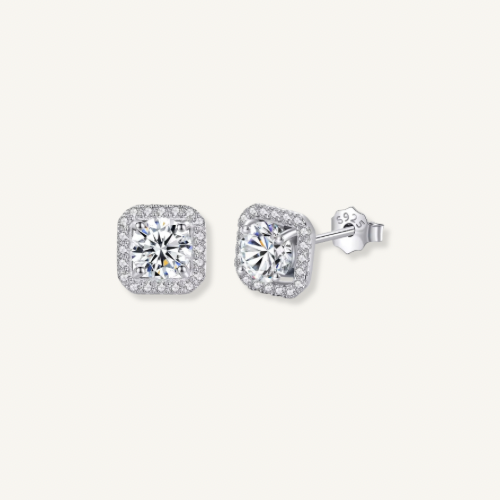 Sterling silver ring 925 with Moissanite stone