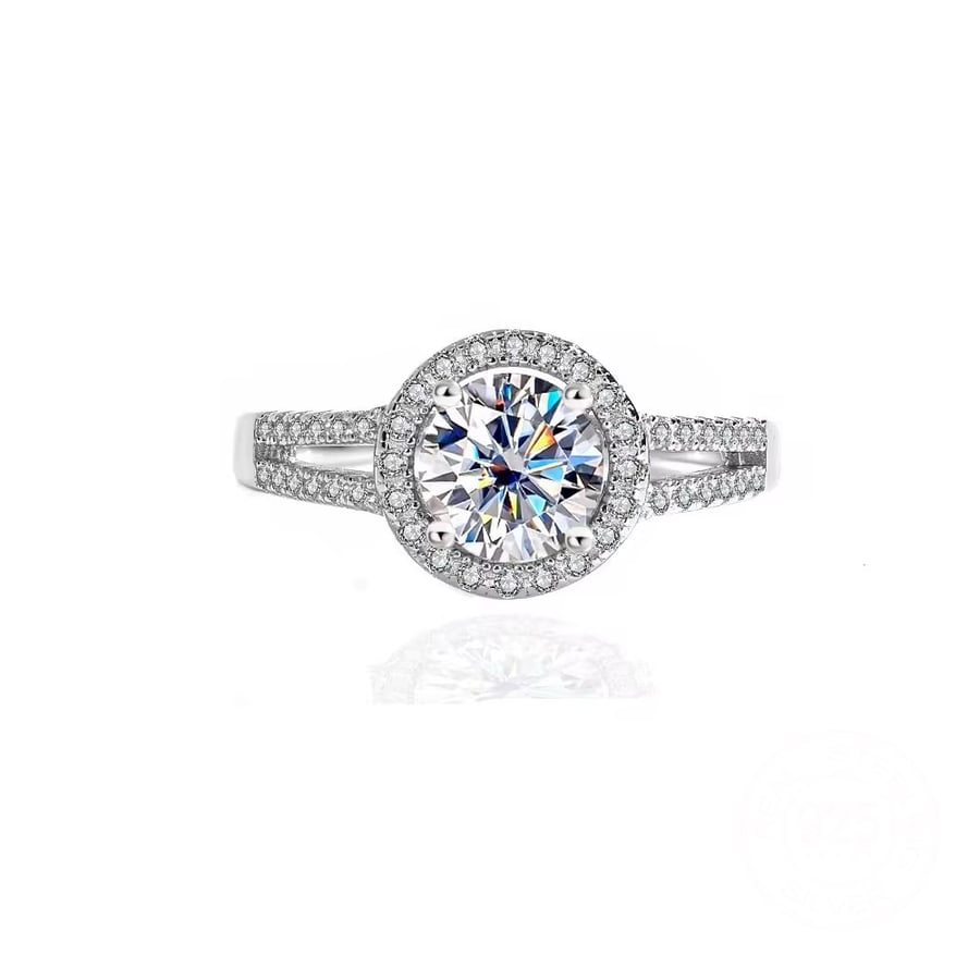 Sterling silver ring 925 with zircon stone