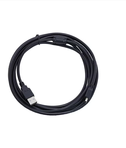 كابل USB إلى Mini USB 2.0 بطول 3 أمتار - نقل بيانات وشحن عالي السرعة - أسود