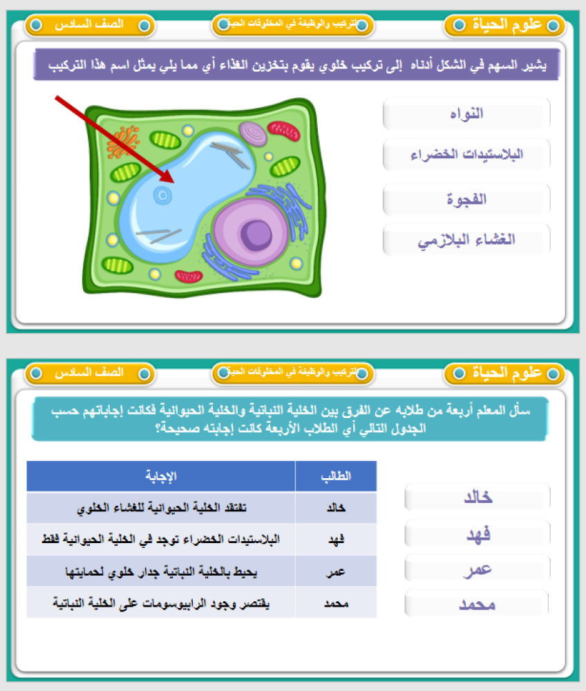 حقيبة الاختبارات الوطنية ( نافس ) الفصل الدراسي الأول 1448هـ