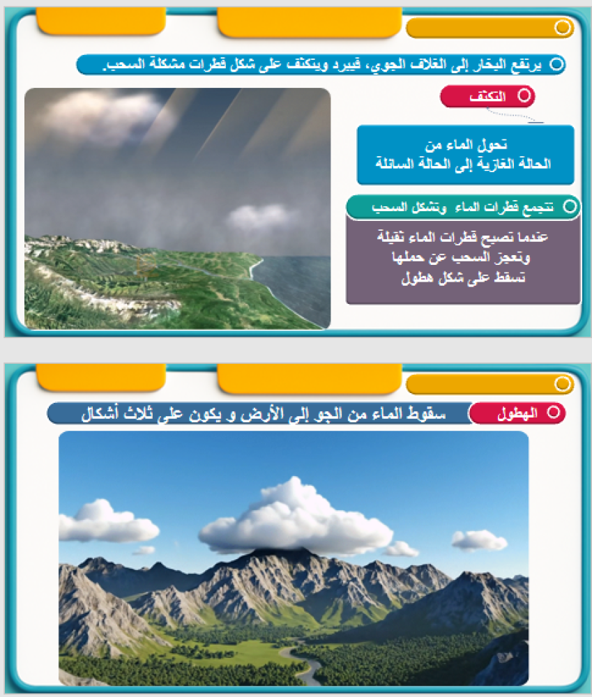 علوم الصف الخامس الفصل الرابع: الدورات والتغيرات في الأنظمة البيئية