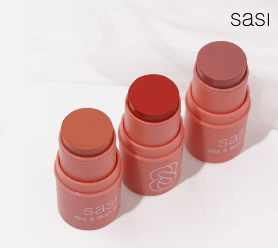 ساسي بلاش ستيك فرست كراش  - Sasi Kiss & Blush Stick 01 frist crush 4g