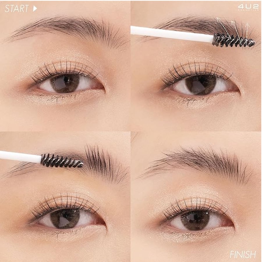 4U2 جل تثبيت الحواجب الشفاف Brow Coat