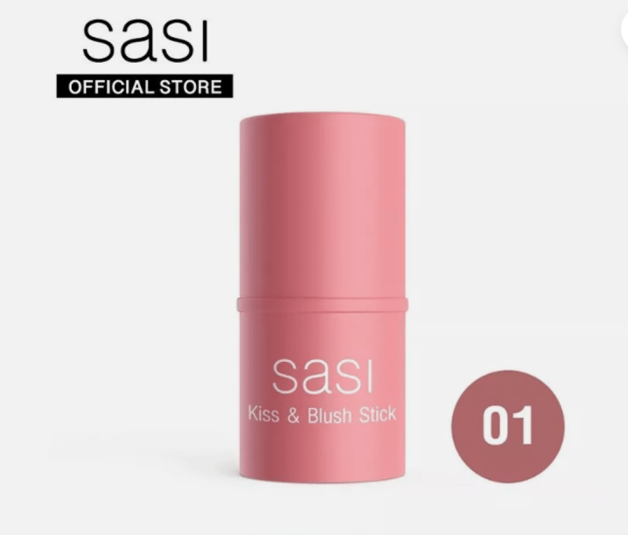 ساسي بلاش ستيك فرست كراش  - Sasi Kiss & Blush Stick 01 frist crush 4g