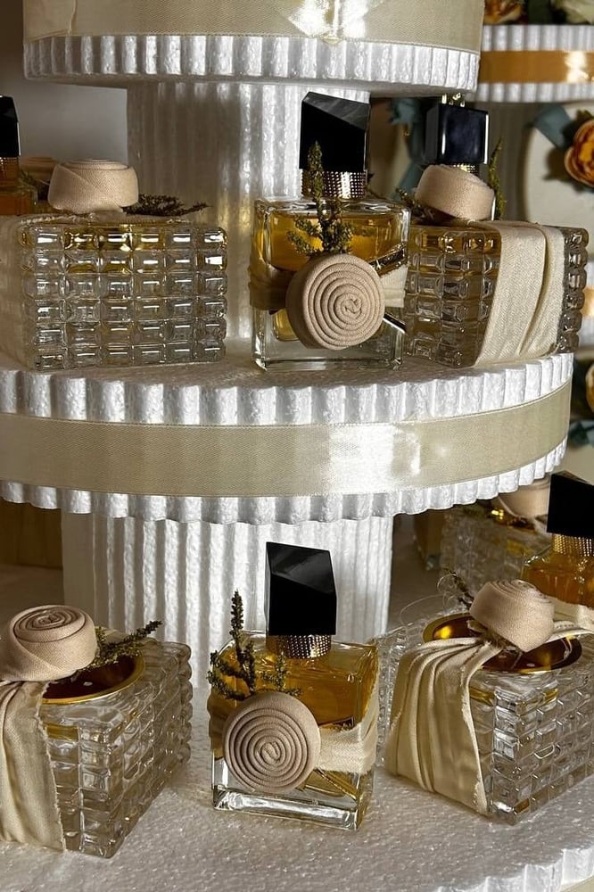 بكج مناسبات ٢٠ قطعه مبخره زجاجيه وعطر