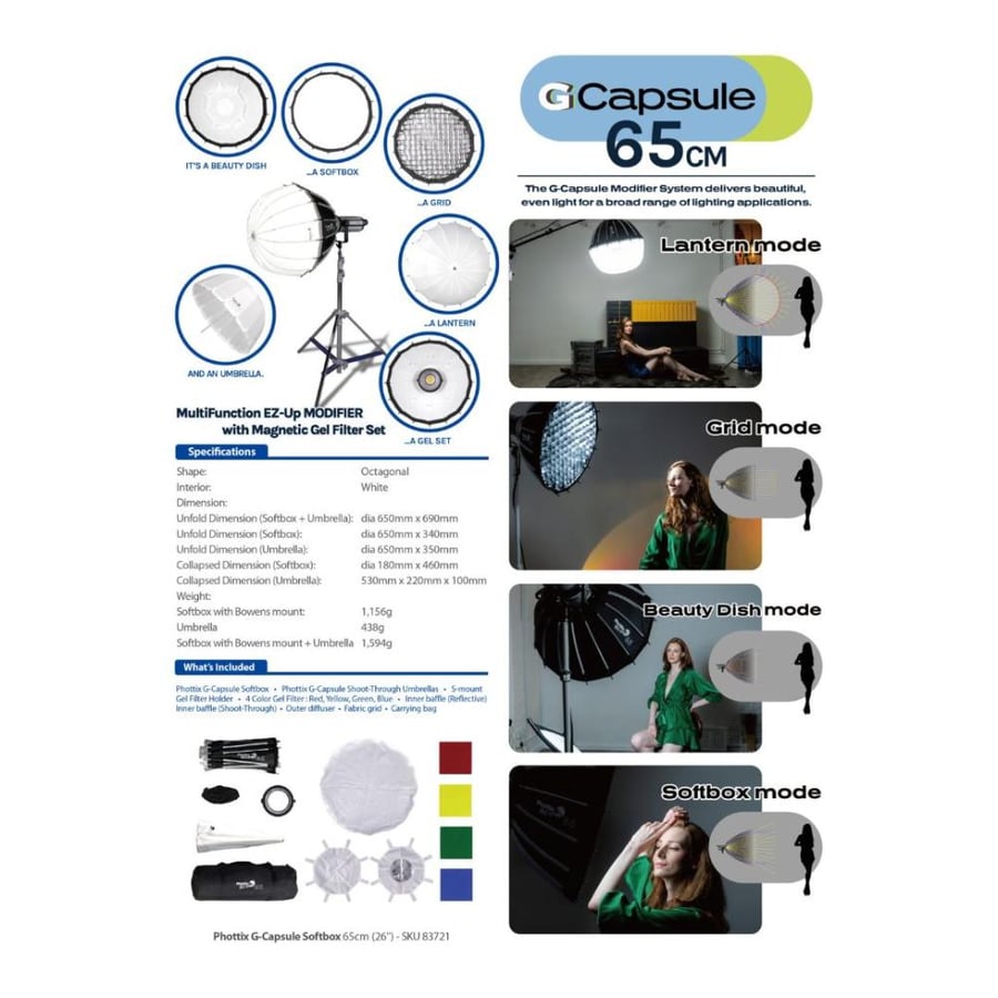 Phottix G-Capsule Softbox 65cm (26")