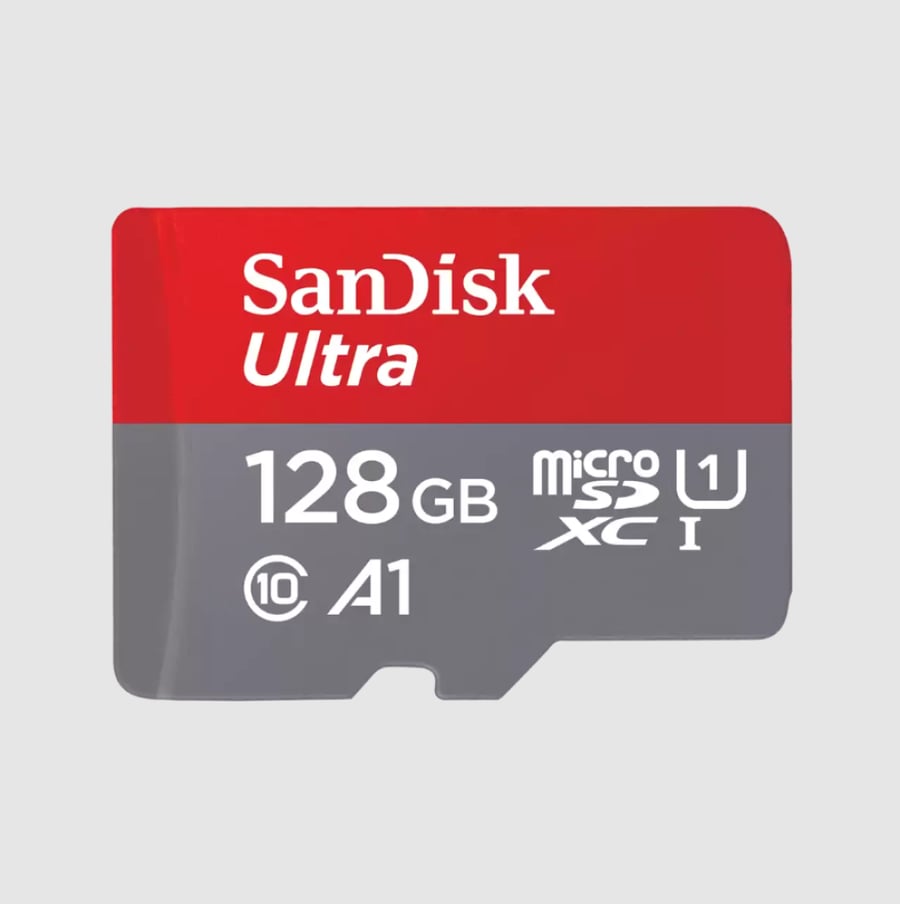 SanDisk SDSQUAB-128G-GN6MN 128GB Ultra UHS I MicroSD Card 140MB/s R, for Smartphones