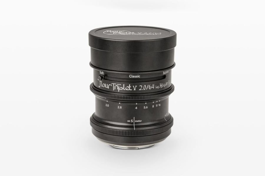 Lomography Nour Triplet V2.0/64 BC Art Lens- Alu Black-Canon R