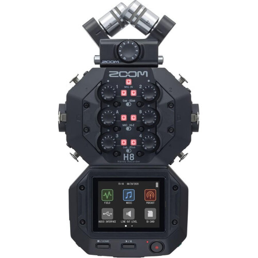 Zoom H8 8-Input/12-Track Portable Handy Recorder
