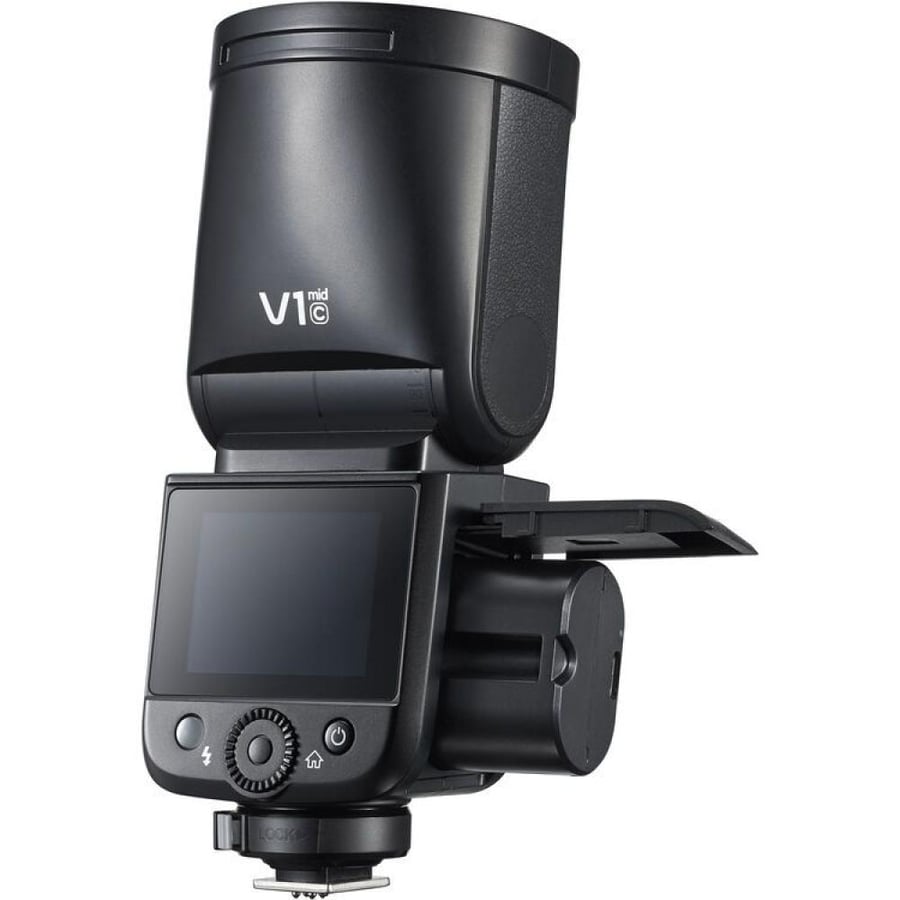 Godox V1-MID-C Compact Round Head Touchscreen Flash for Canon