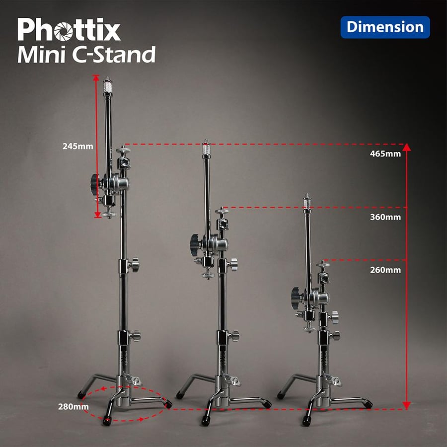 Phottix Mini C-Stand (H46cm/18")
